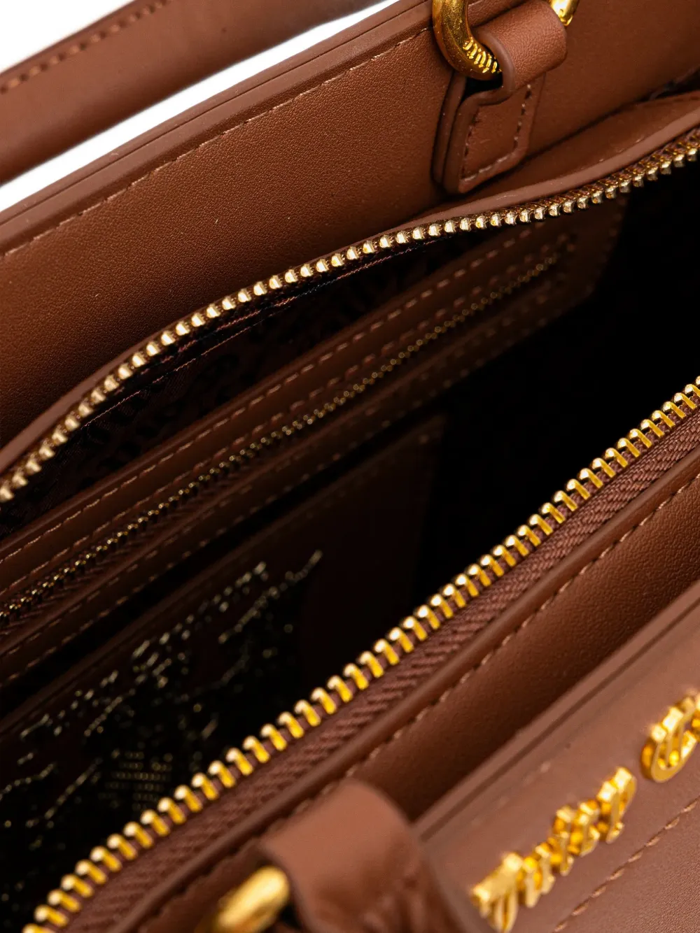 Juicy Couture Square-shape Charm Top-handle Tote Bag In Brown