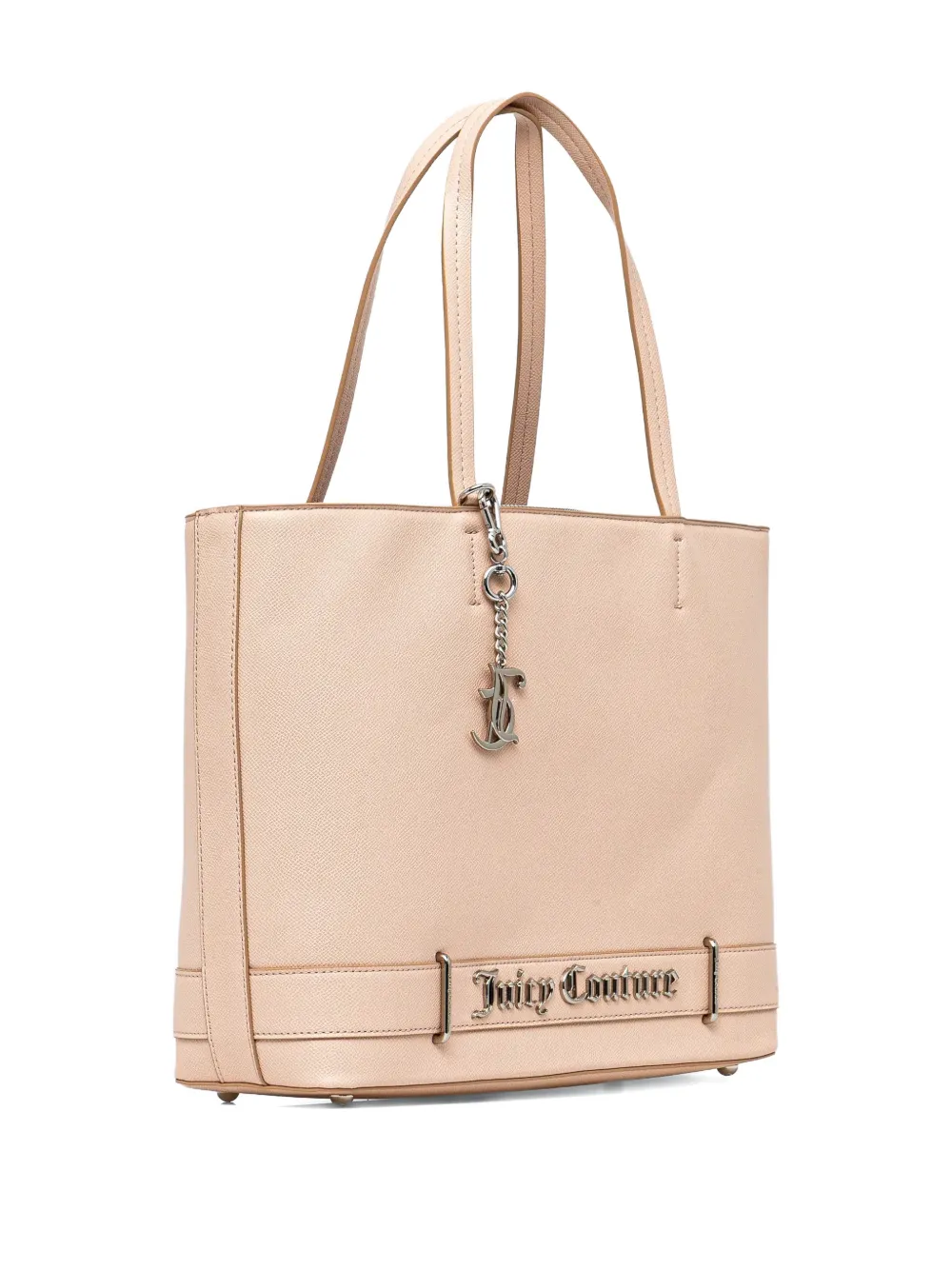 Juicy Couture zip-fastening logo-charm tote bag - Beige