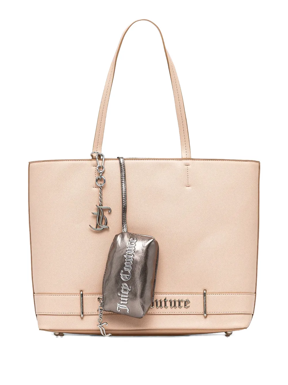 Juicy Couture zip-fastening logo-charm tote bag - Toni neutri