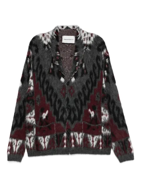 AMARÁNTO patterned pocket cardigan