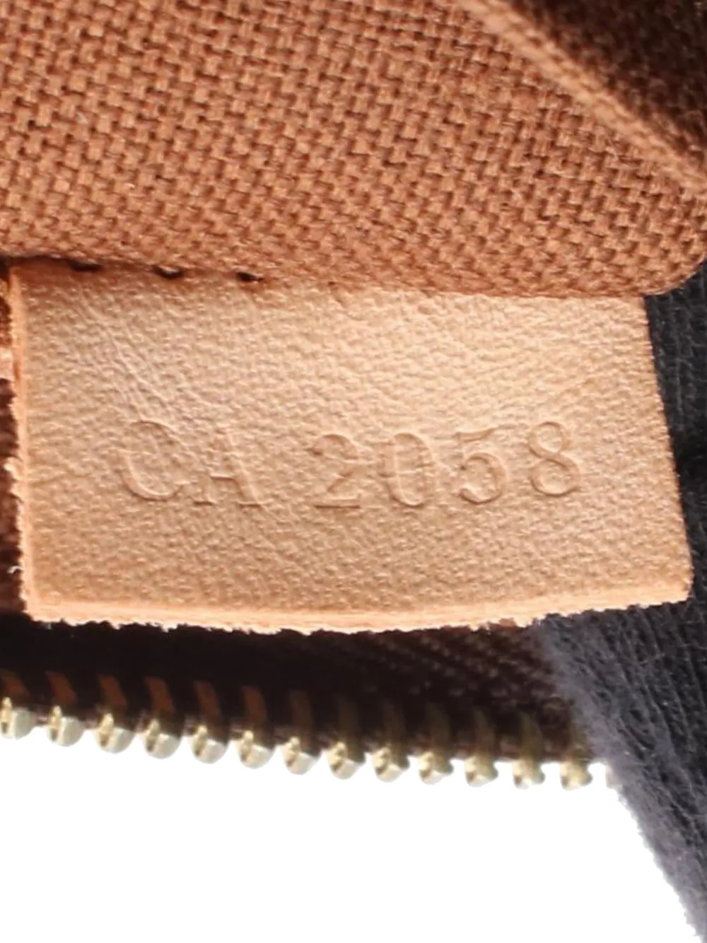 Pre-owned Louis Vuitton 2008 Monogram Odeon Pm Crossbody Bag In Brown
