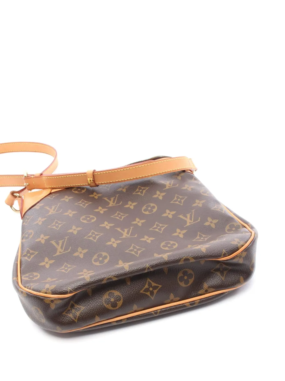 Pre-owned Louis Vuitton 2008 Monogram Odeon Pm Crossbody Bag In Brown
