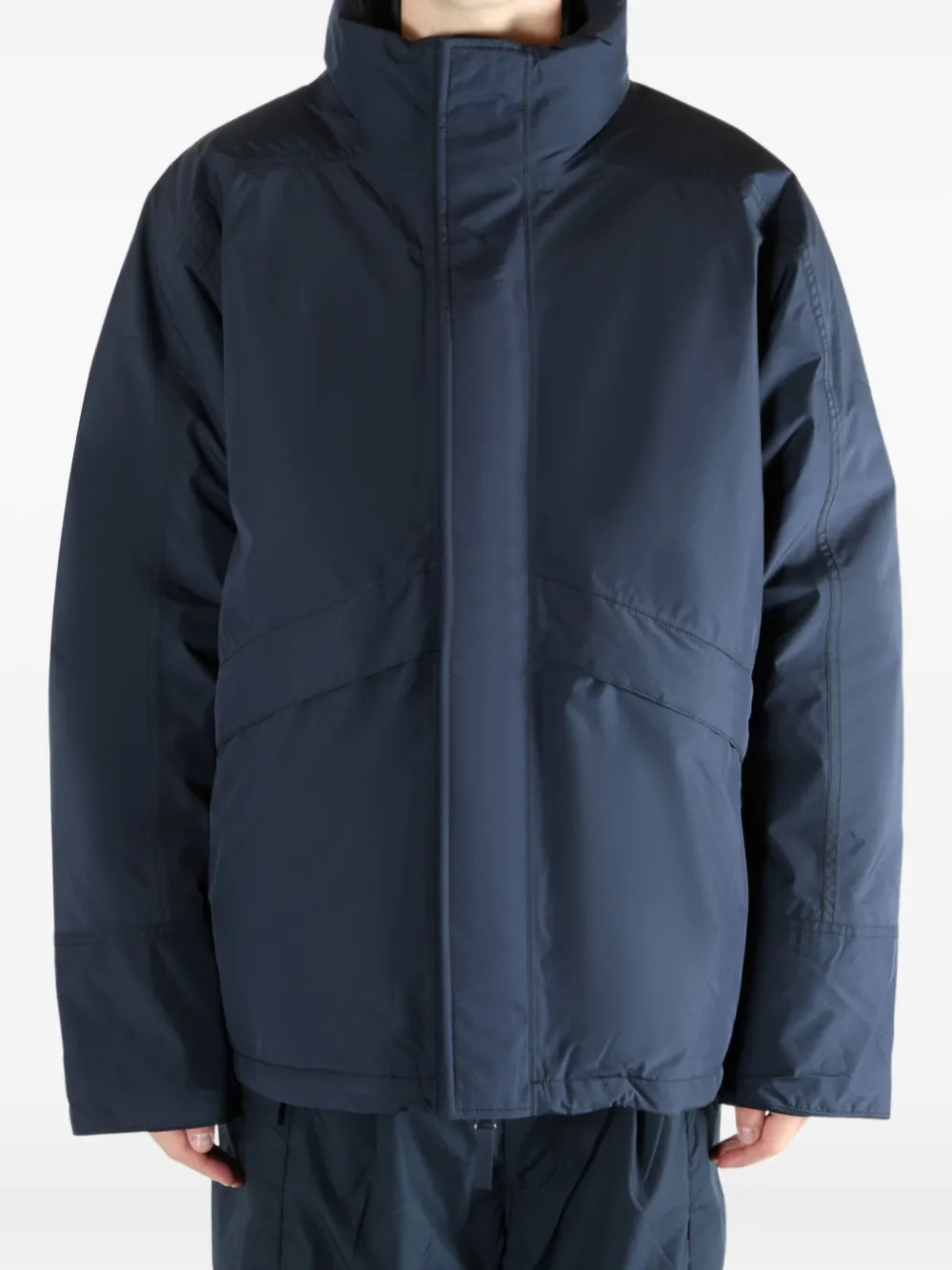 Nanamica Gore-Tex jack Blauw
