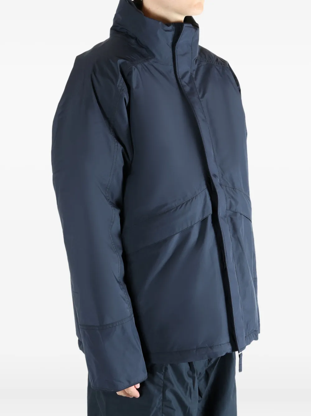 Nanamica Gore-Tex jack Blauw