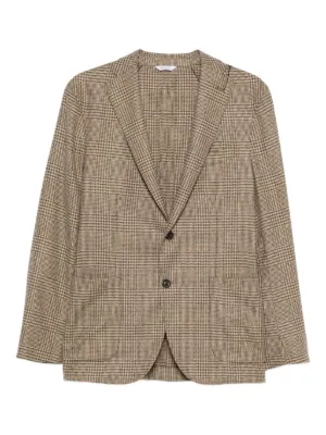 Boglioli チェック ダブルジャケット | ニュートラル | FARFETCH JP