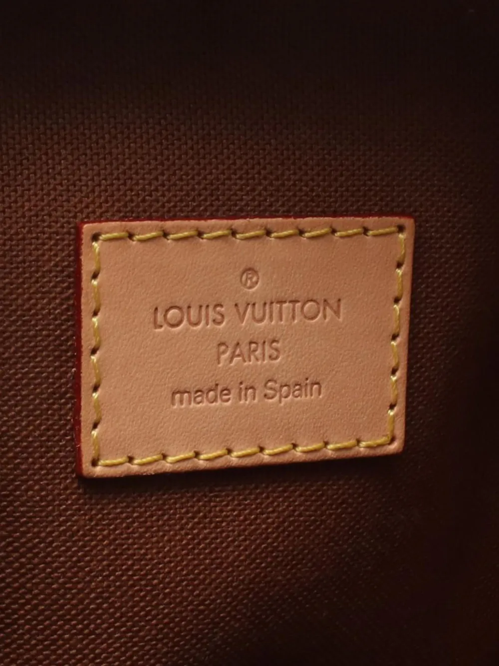 Pre-owned Louis Vuitton 2009 Monogram Pochette Gange Crossbody Bag In Brown