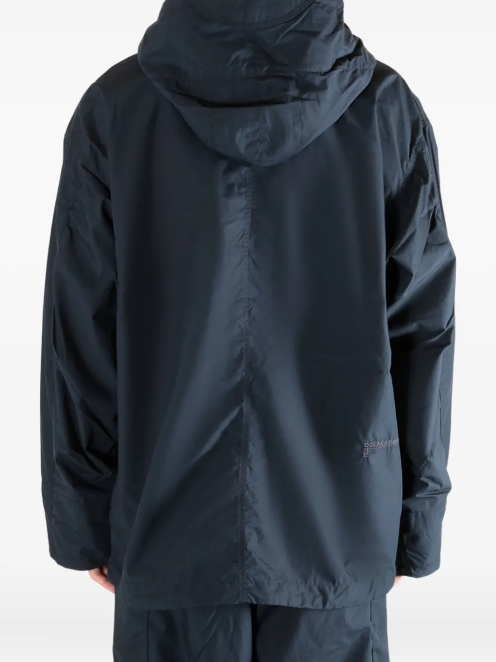 Nanamica Water-repellent Hooded Jacket In Blue
