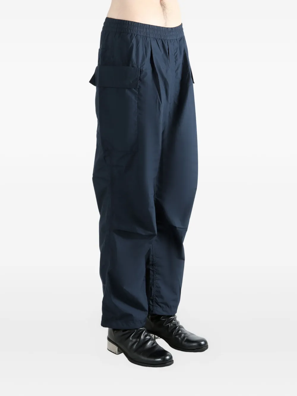 Nanamica Cotton-blend Cargo Trousers In Blue
