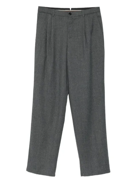Canali pleat-detail trousers