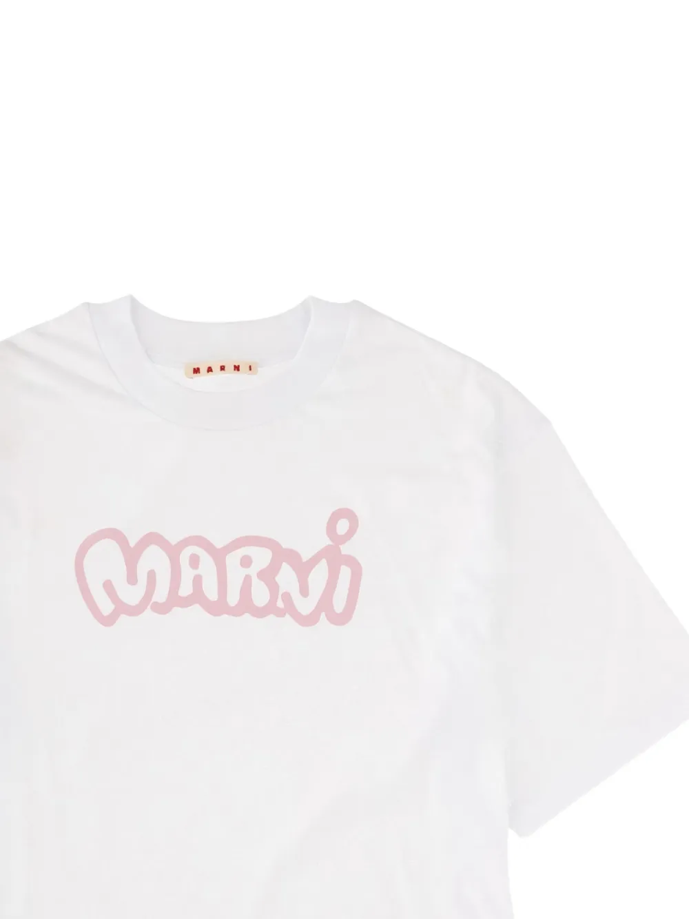 Marni T-shirt met logoprint Wit