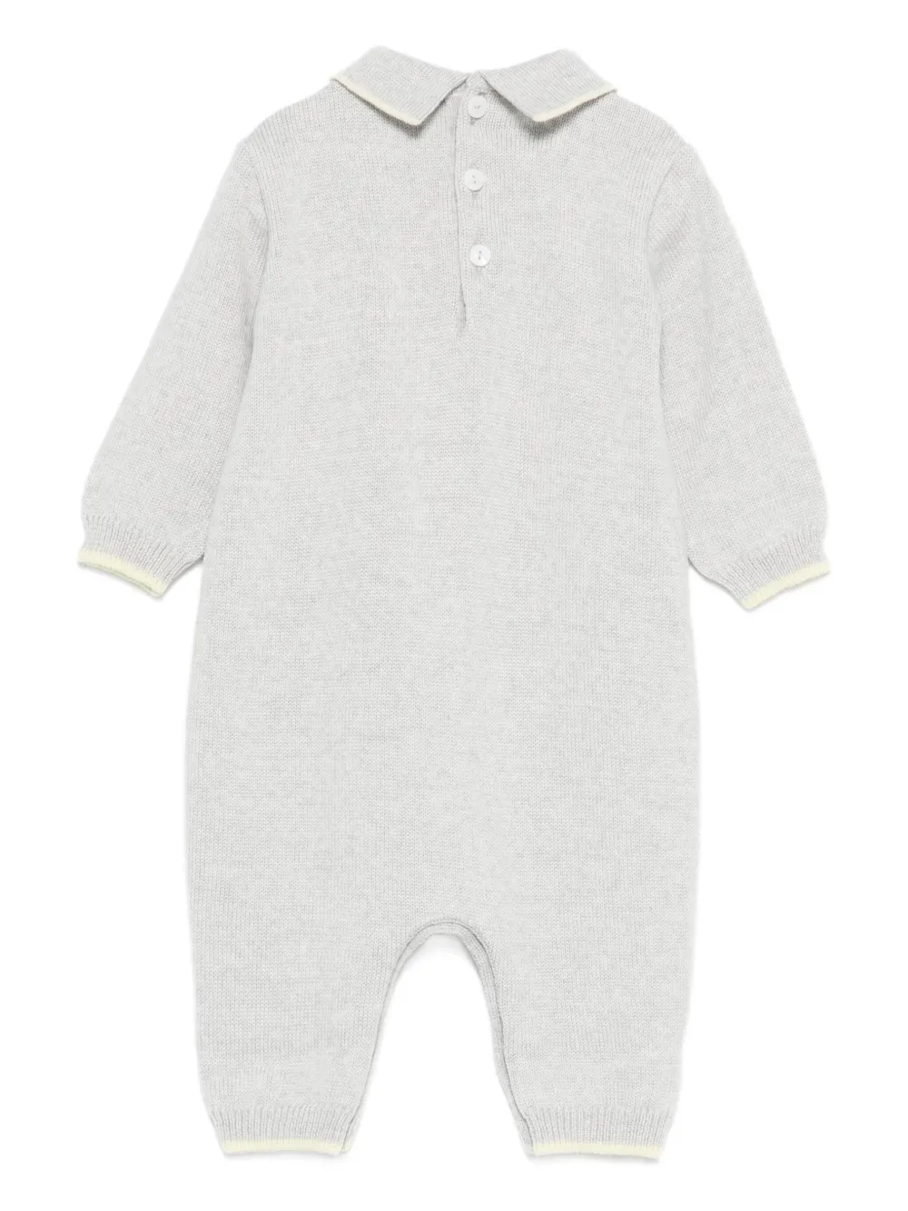 Little Bear Geribbelde romper - Grijs