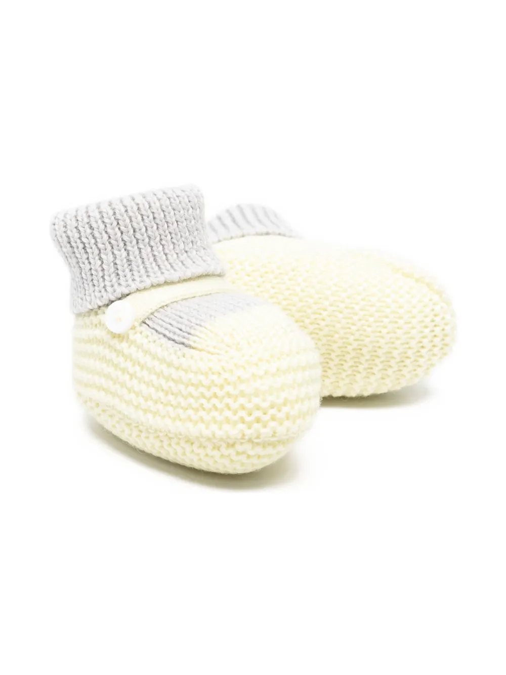 Little Bear button-detail crib shoes | Image 2