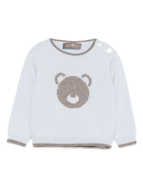 Little Bear suéter con motivo Teddy Bear