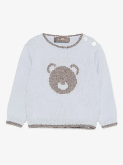 Little Bear teddy bear-motif sweater