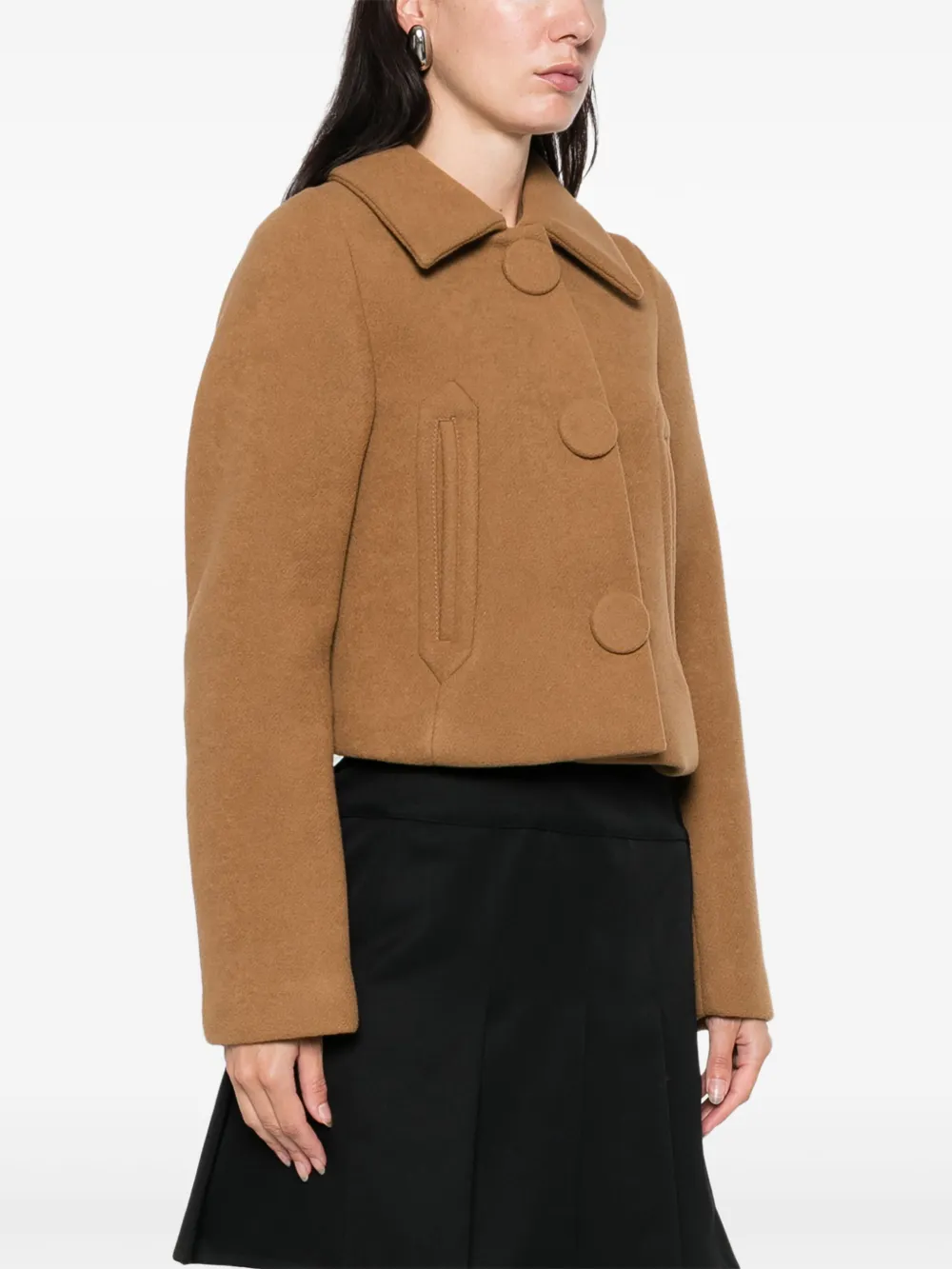 N°21 Wool Blend Jacket In Brown