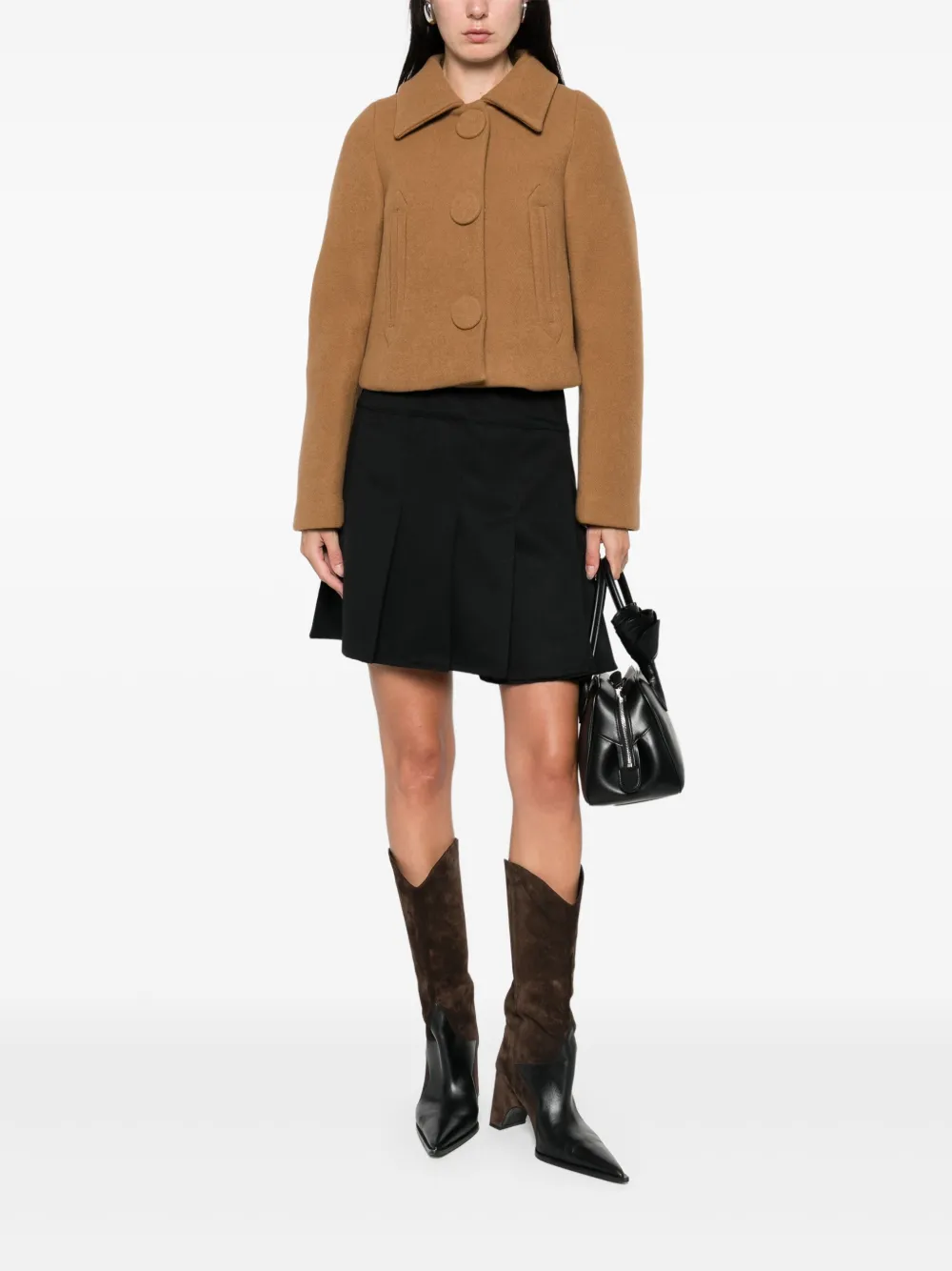 N°21 Wool Blend Jacket In Brown