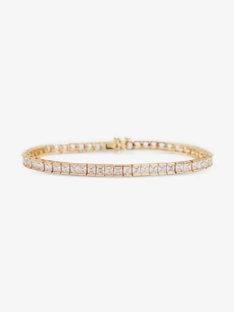 Izabel Display square-cut zirconia tennis bracelet