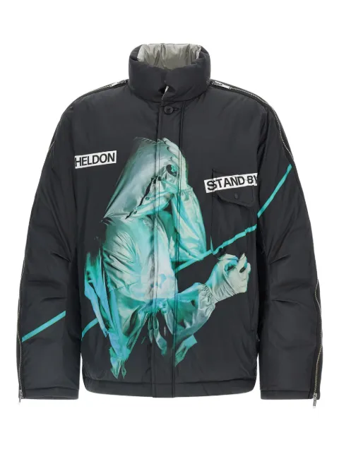 Undercover zip padded jacket
