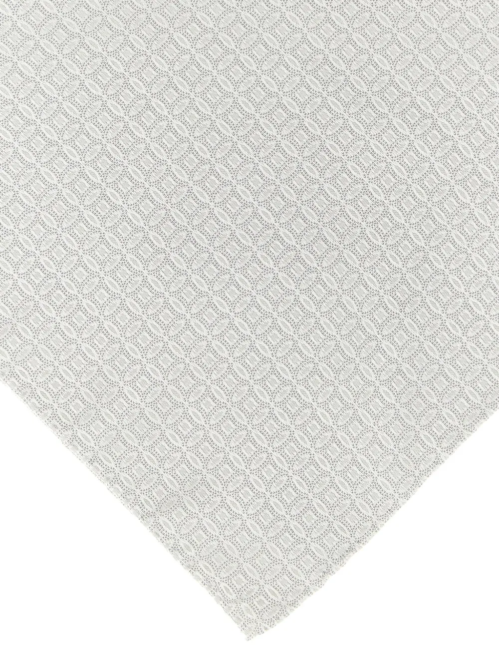 Pal Zileri Patterned Handkerchief In White