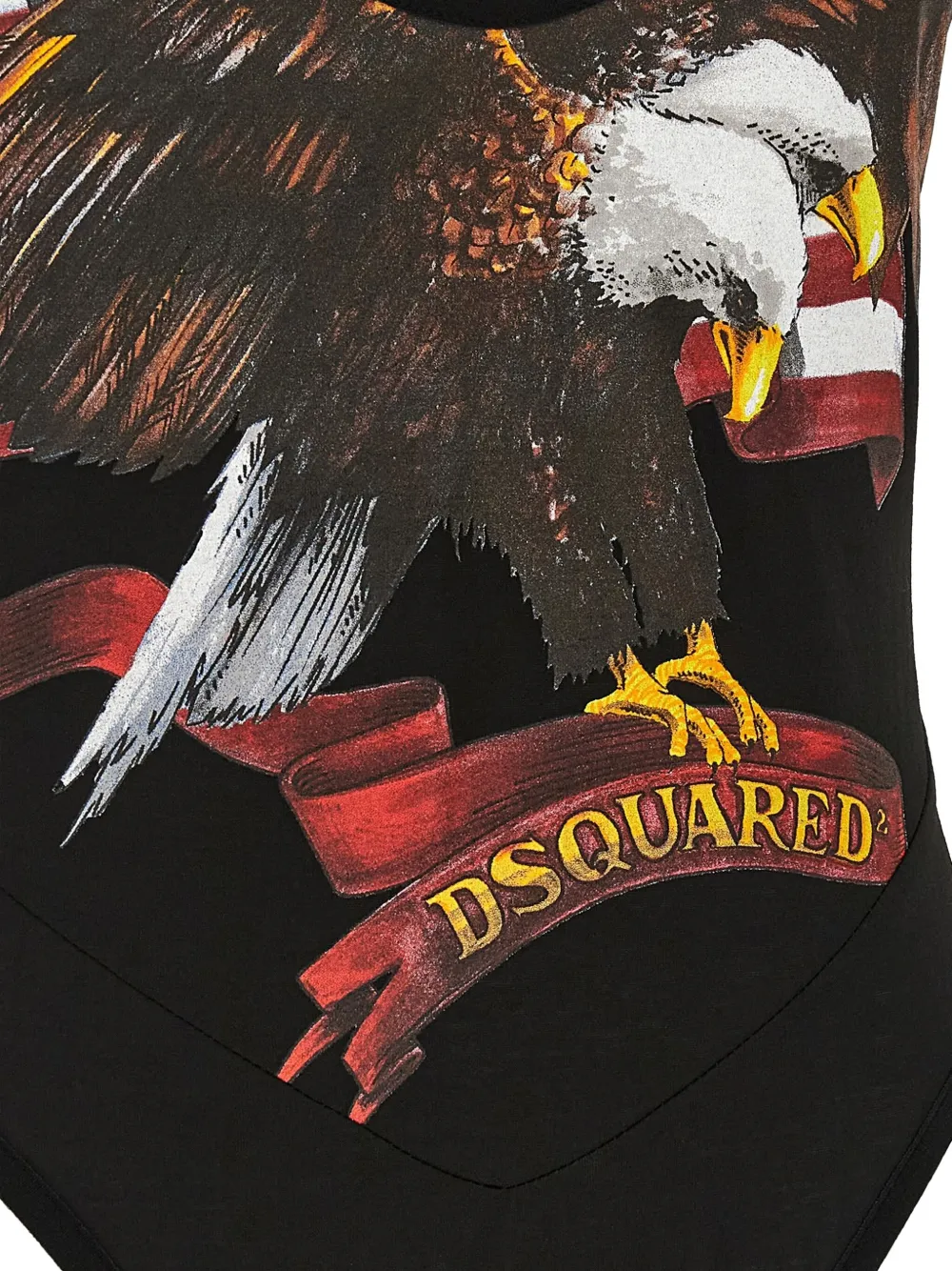 DSQUARED2 x Better body met print Zwart