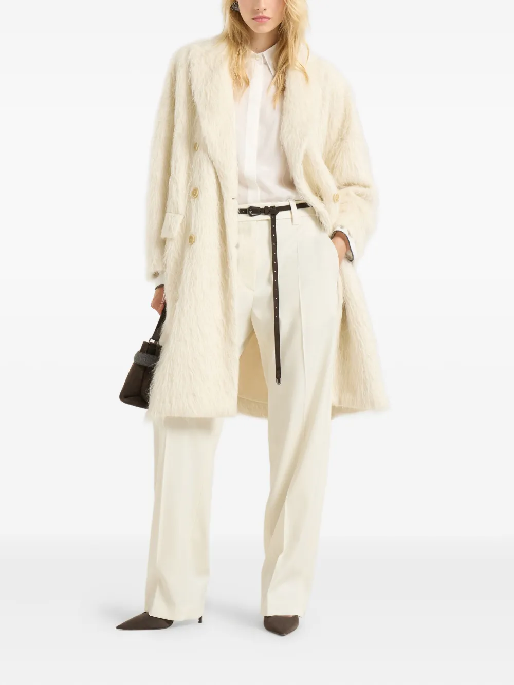 Brunello Cucinelli double-breasted coat | Double Breasted & Peacoats | Image 2