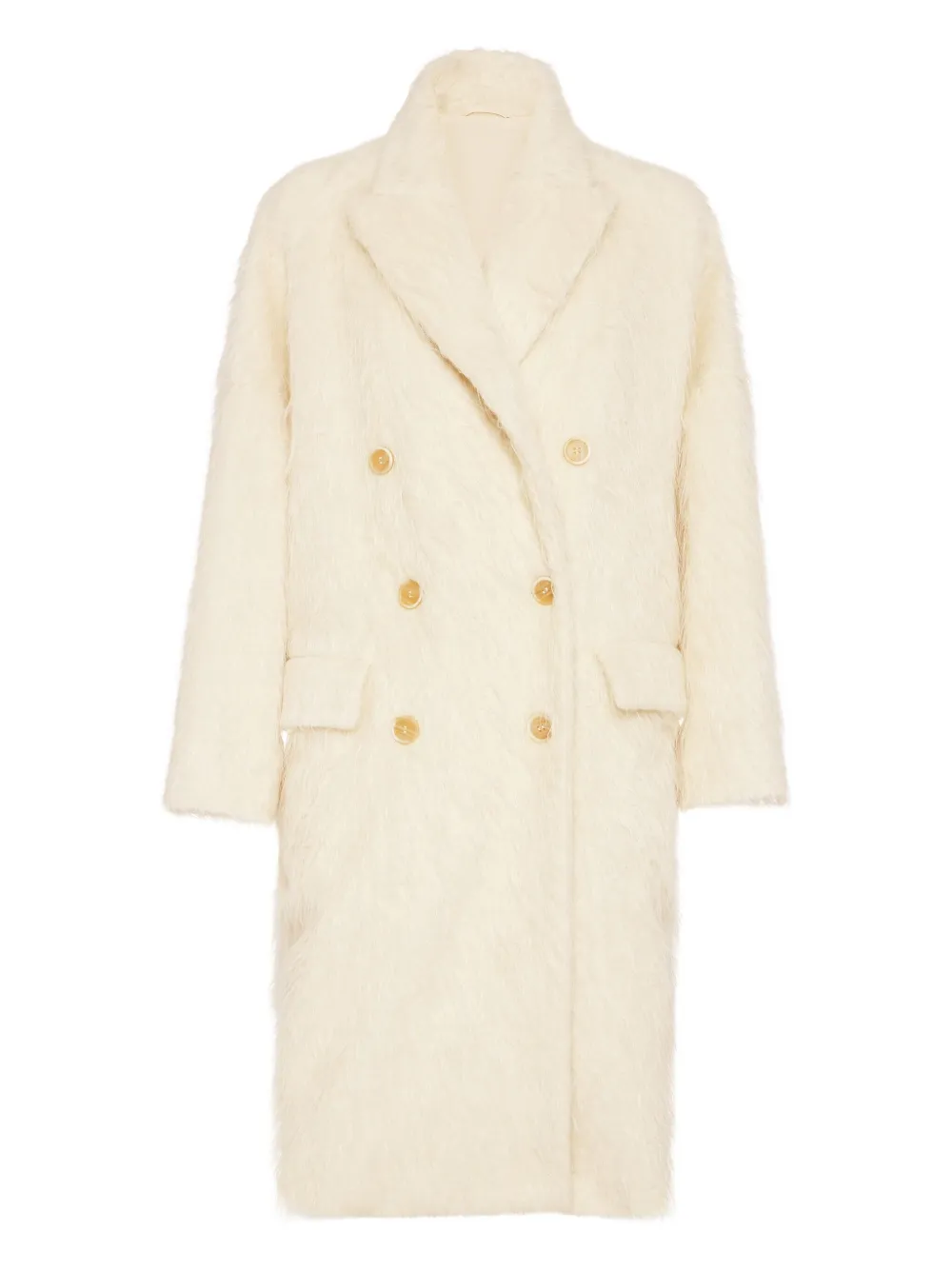 Brunello Cucinelli double-breasted coat | Neutrals | Image 1