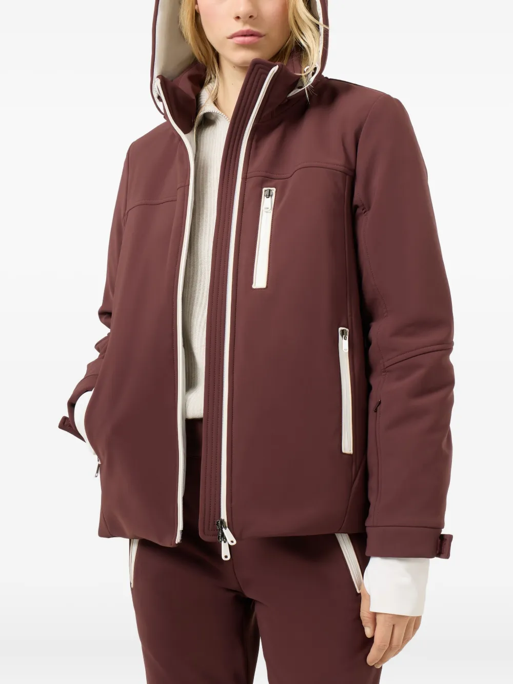 Brunello Cucinelli Jack met capuchon Bruin