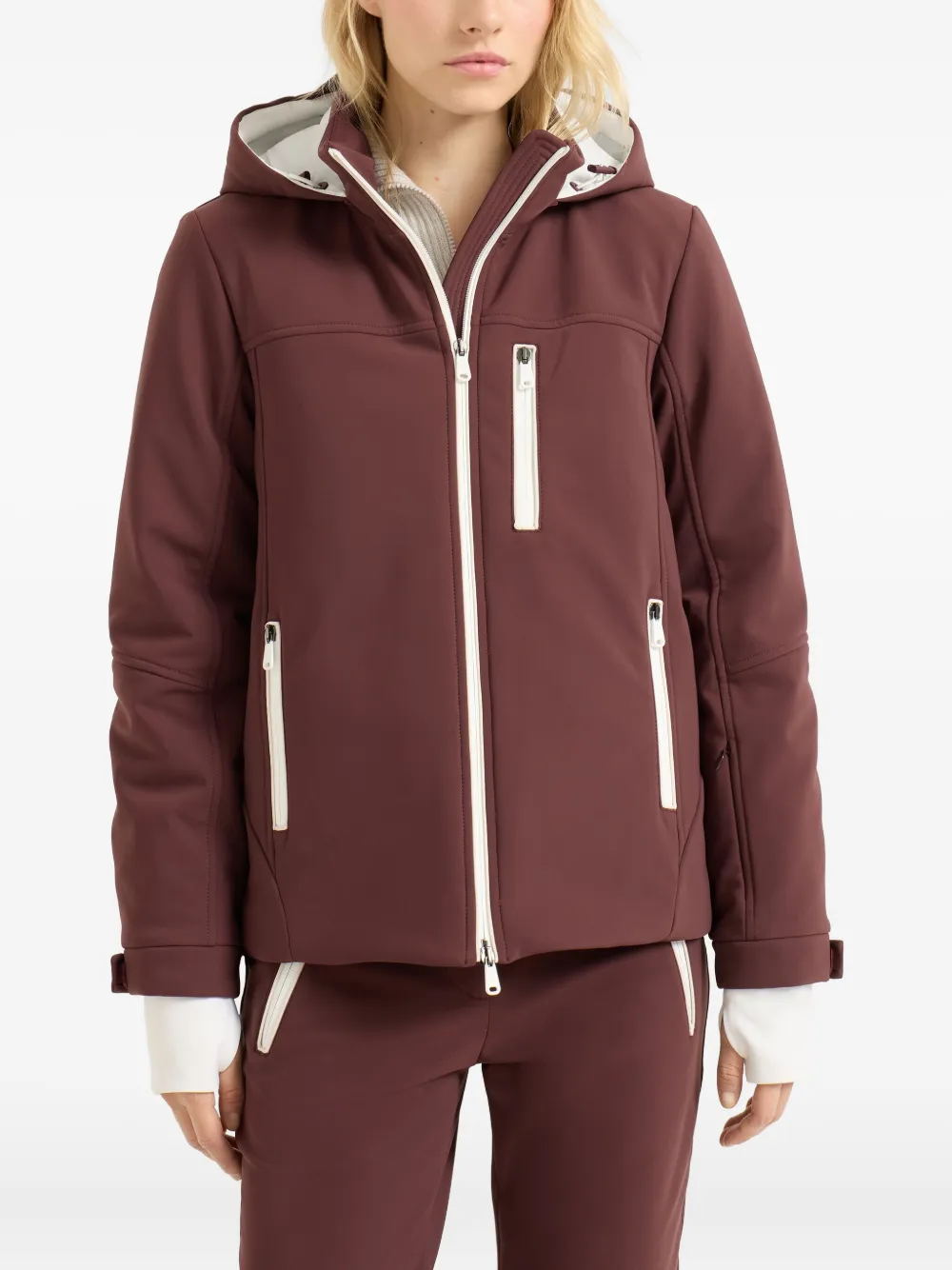 Brunello Cucinelli Jack met capuchon Bruin