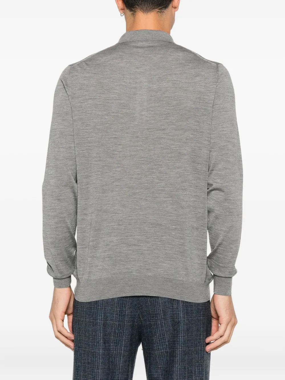 Kiton Poloshirt met gemêleerd effect Grijs