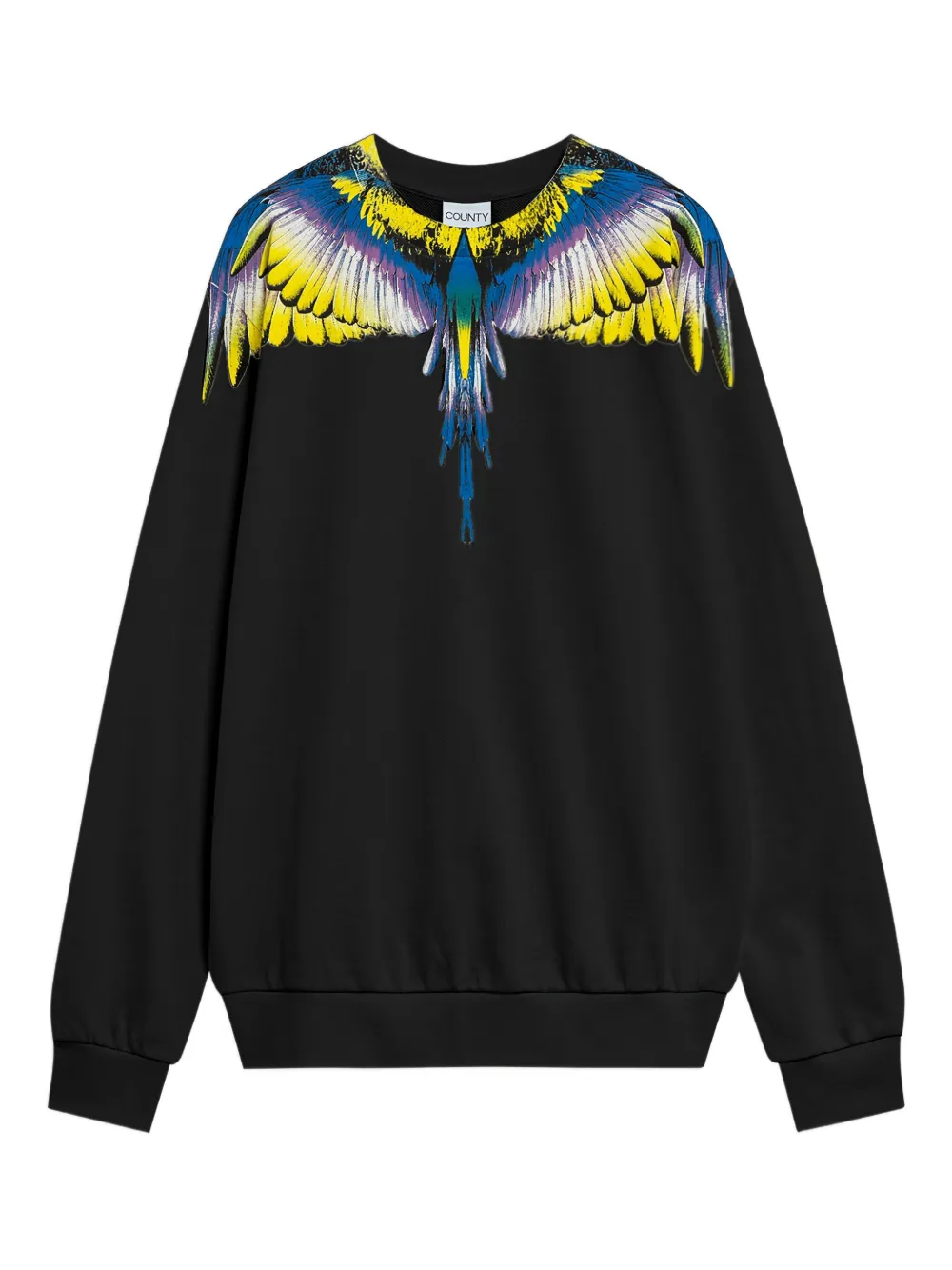 County Of Milan Marcelo Burlon Sweaters Black In Black