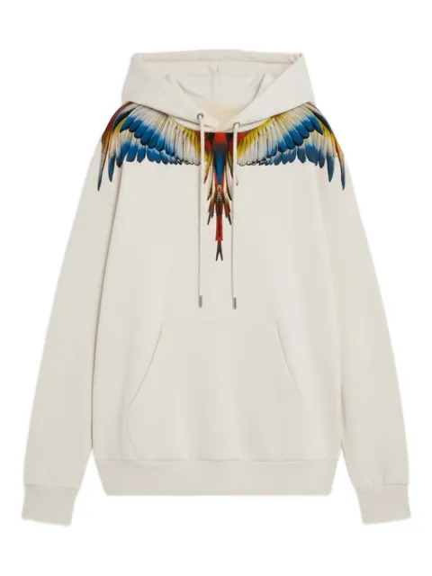 COUNTY OF MILAN wings-print hoodie