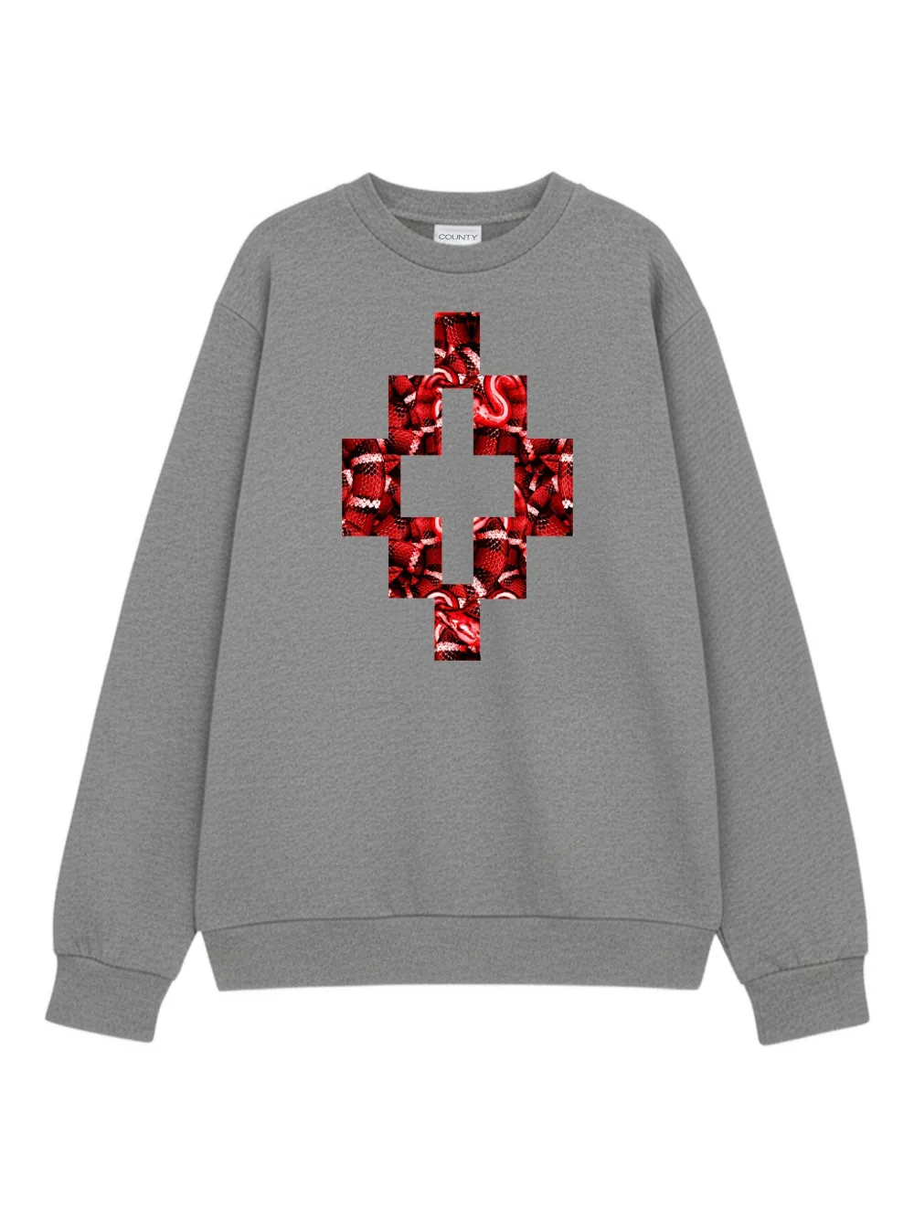 COUNTY OF MILAN sudadera con cuello redondo | gris | Image 1