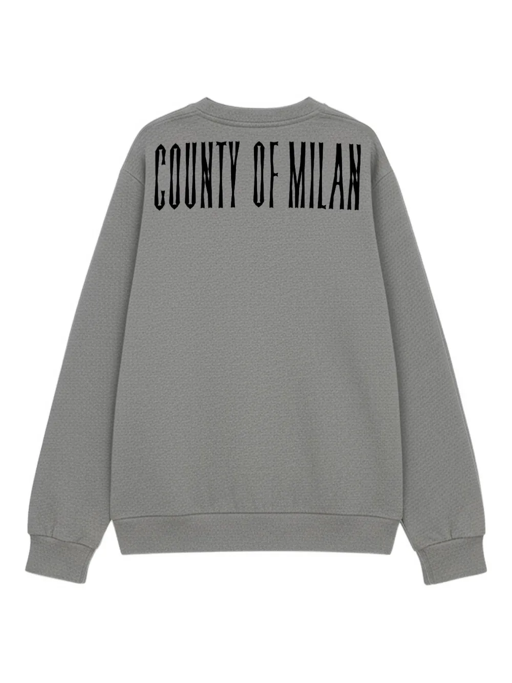 COUNTY OF MILAN crew-neck sweatshirt - Grijs
