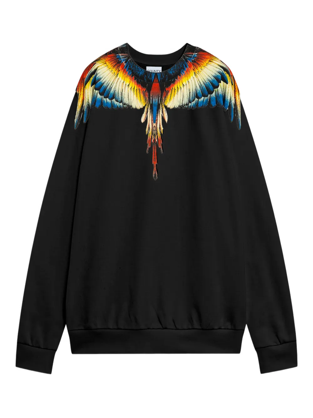 County Of Milan Graphic-print Sweatshirt In Black