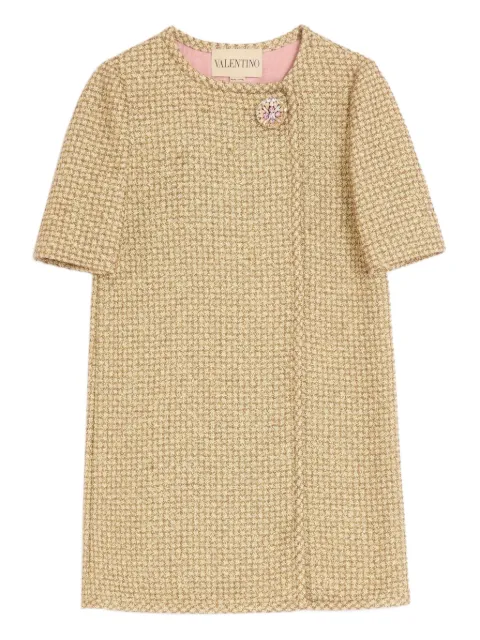 Valentino Garavani lurex tweed mini dress