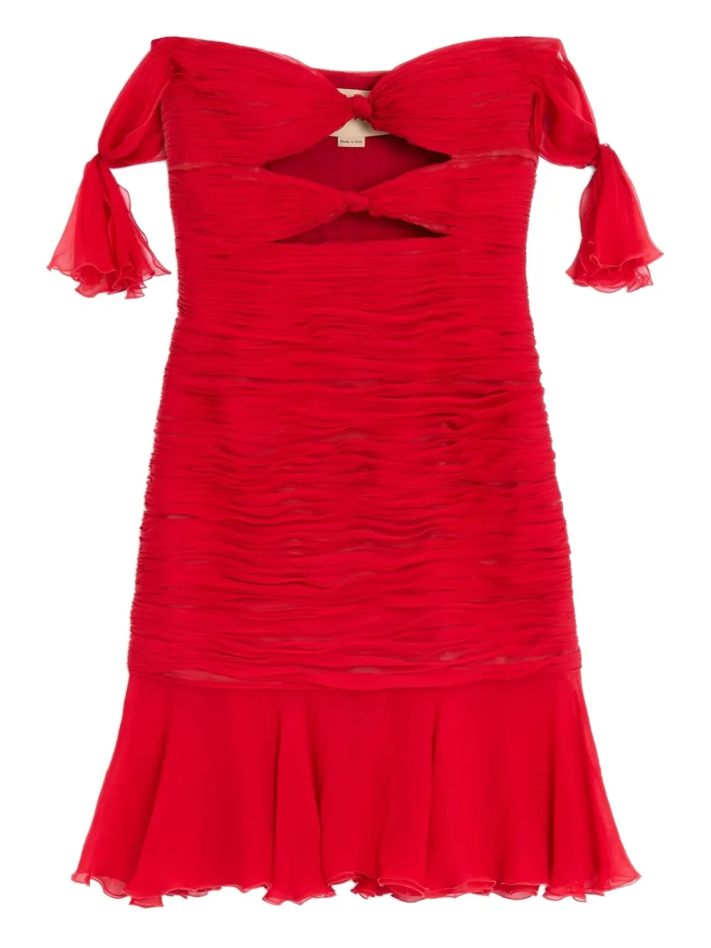 Valentino Garavani シフォンドレス - レッド Valentino Garavani シフォンドレス - レッド