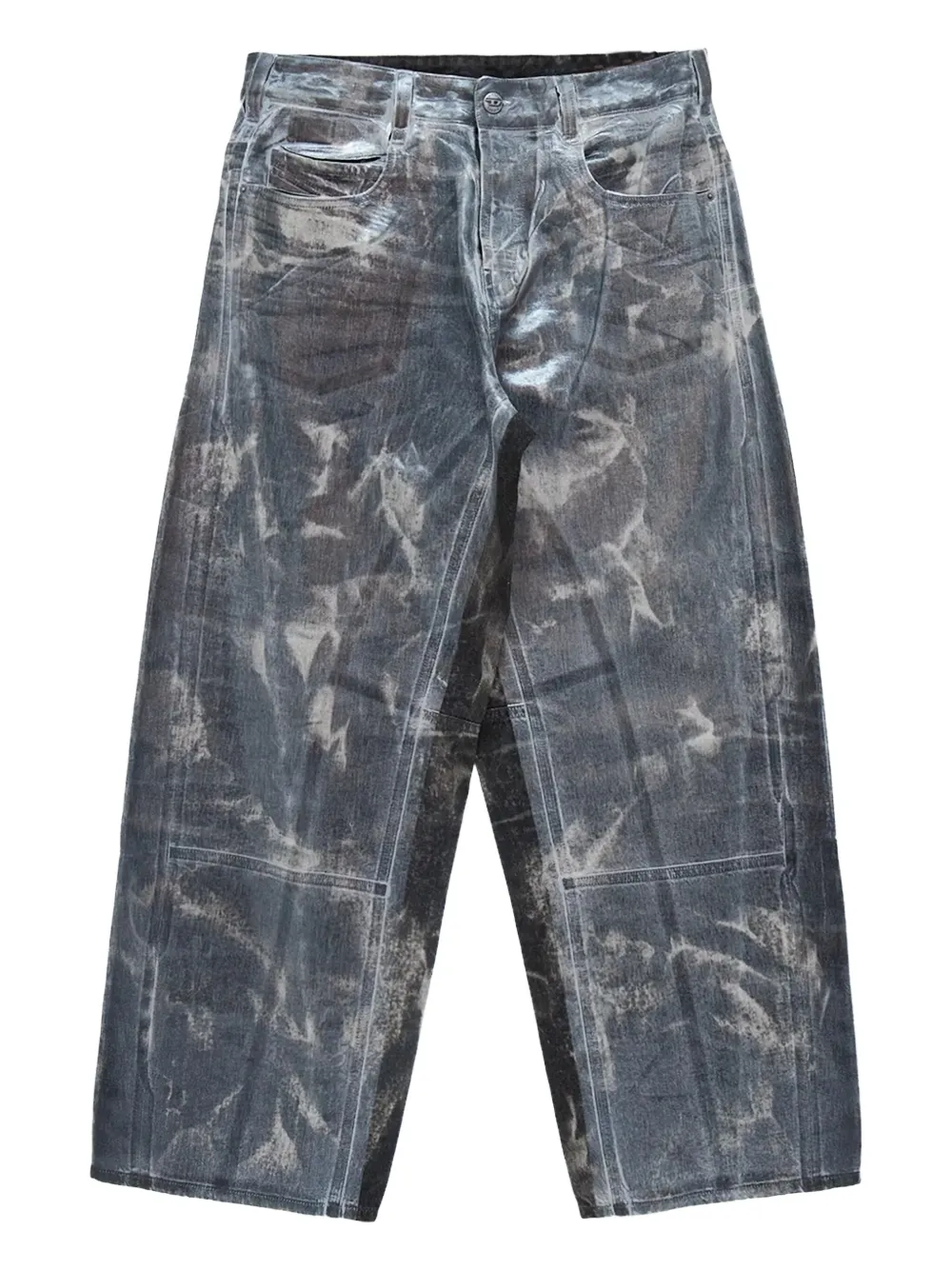 Diesel acid-washed jeans - Grigio
