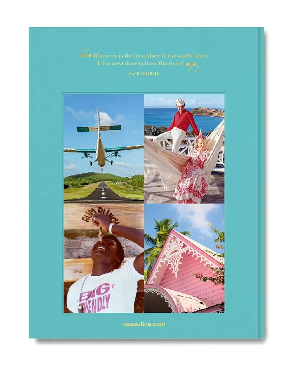 Assouline Mustique Icon By Dylan Jones Hardcover Book In Blue