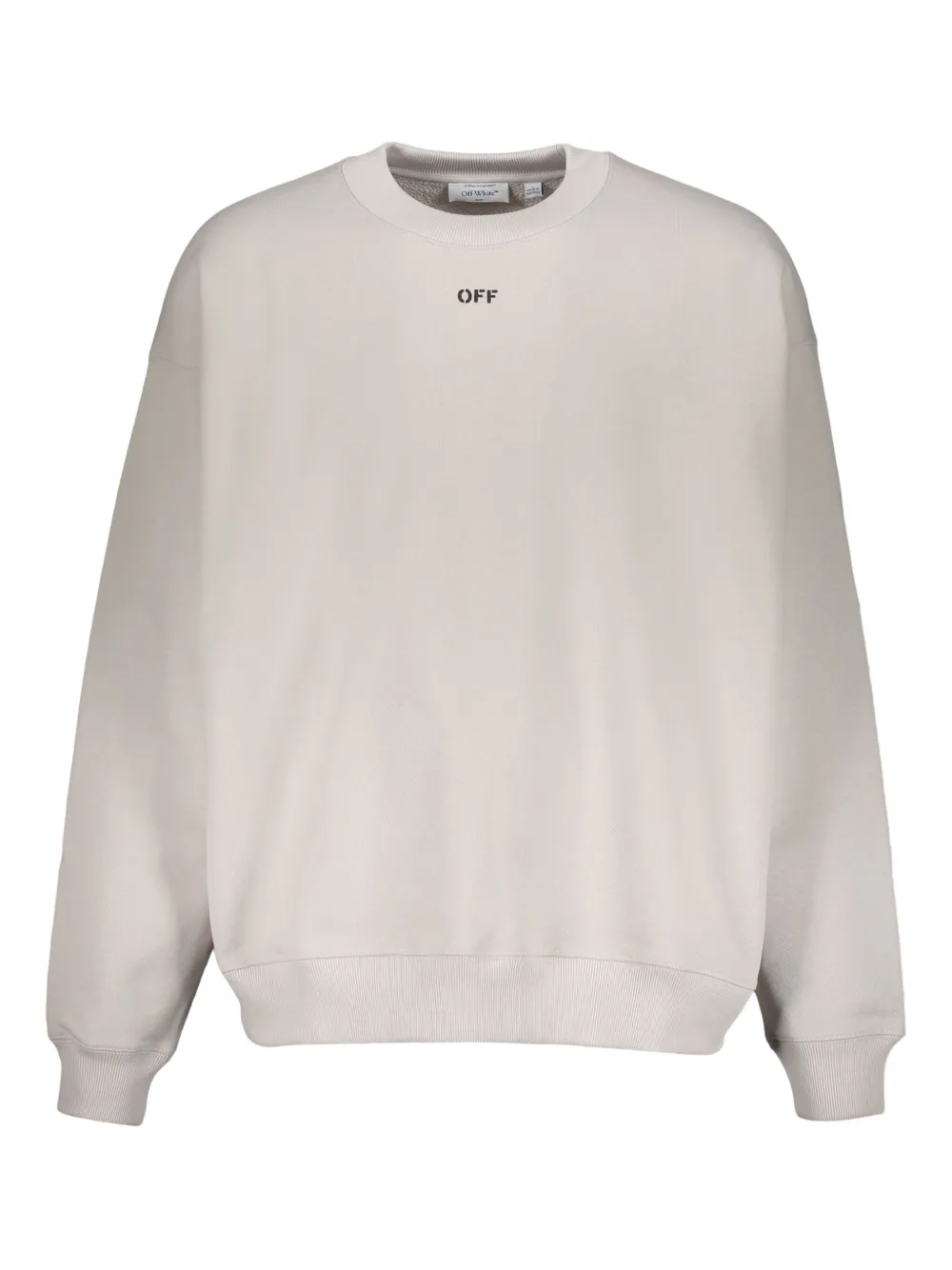 Off-White ロゴ スウェットシャツ - ニュートラル Off-White ロゴ スウェットシャツ - ニュートラル