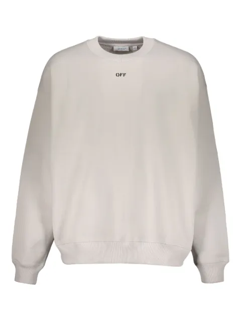 Off-White printed logo long sleeve sweatshirt