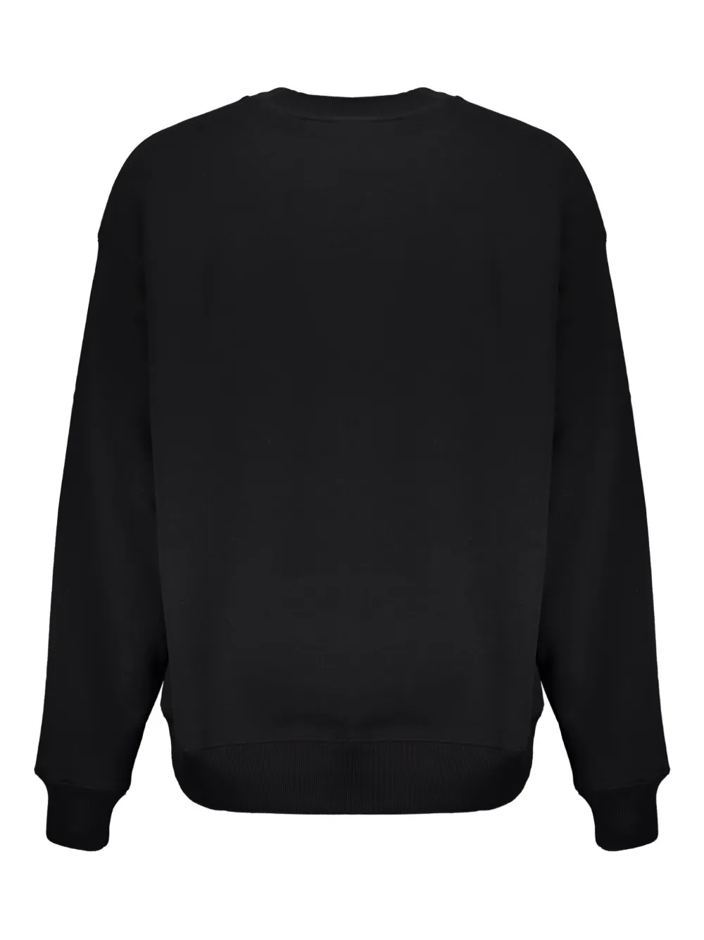 Off-White Sweater met ronde kraag - Zwart