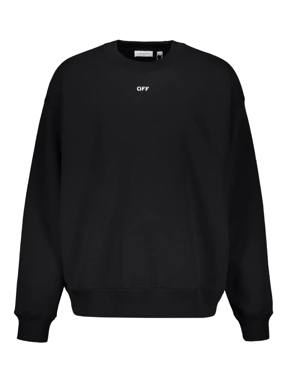 Off-White round-collar sweatshirt | Black | Image 1
