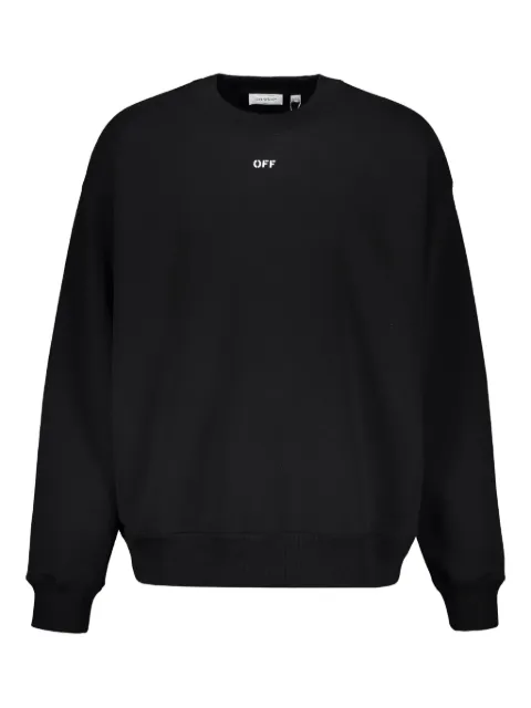 Off-White sudadera con cuello redondo