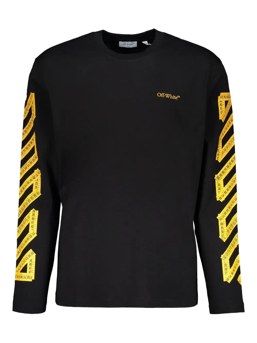 Off-White playera con manga larga y estampado gráfico | negro | Image 1