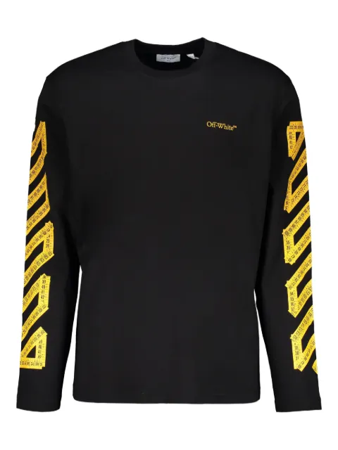 Off-White logo graphic long-sleeve T-shirt