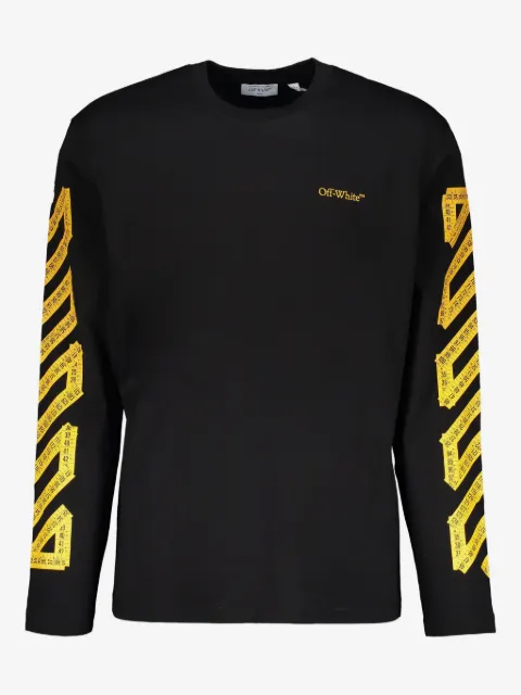 Off-White logo graphic long-sleeve T-shirt