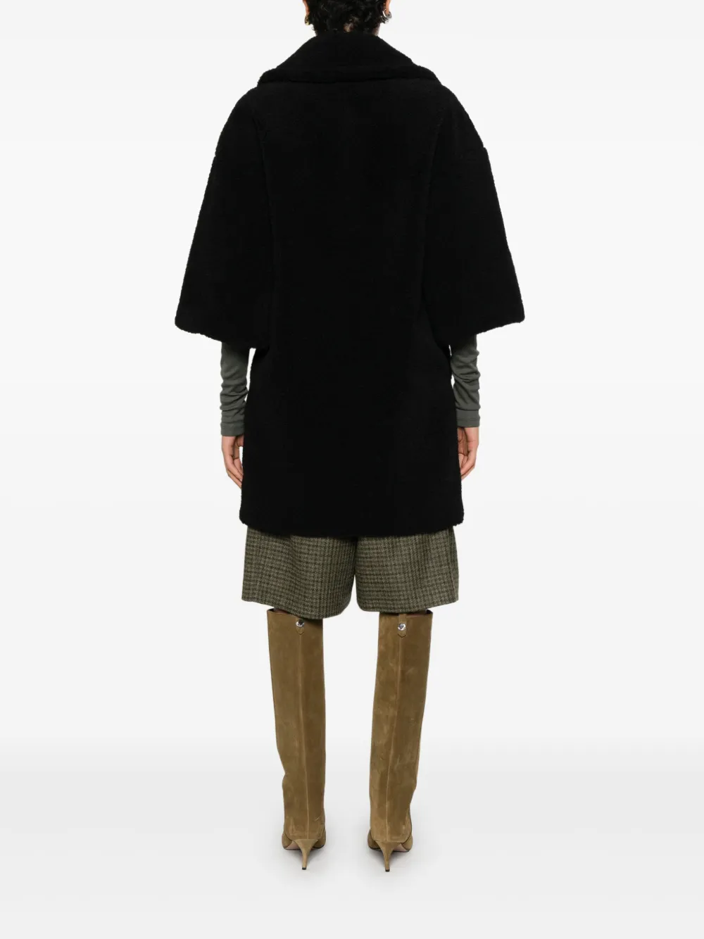 Herno Button-fastening Coats In Black