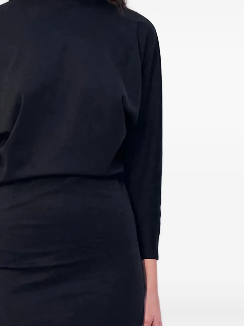 LAMIA LAGHA Pina mini-jurk met lange mouwen - Zwart