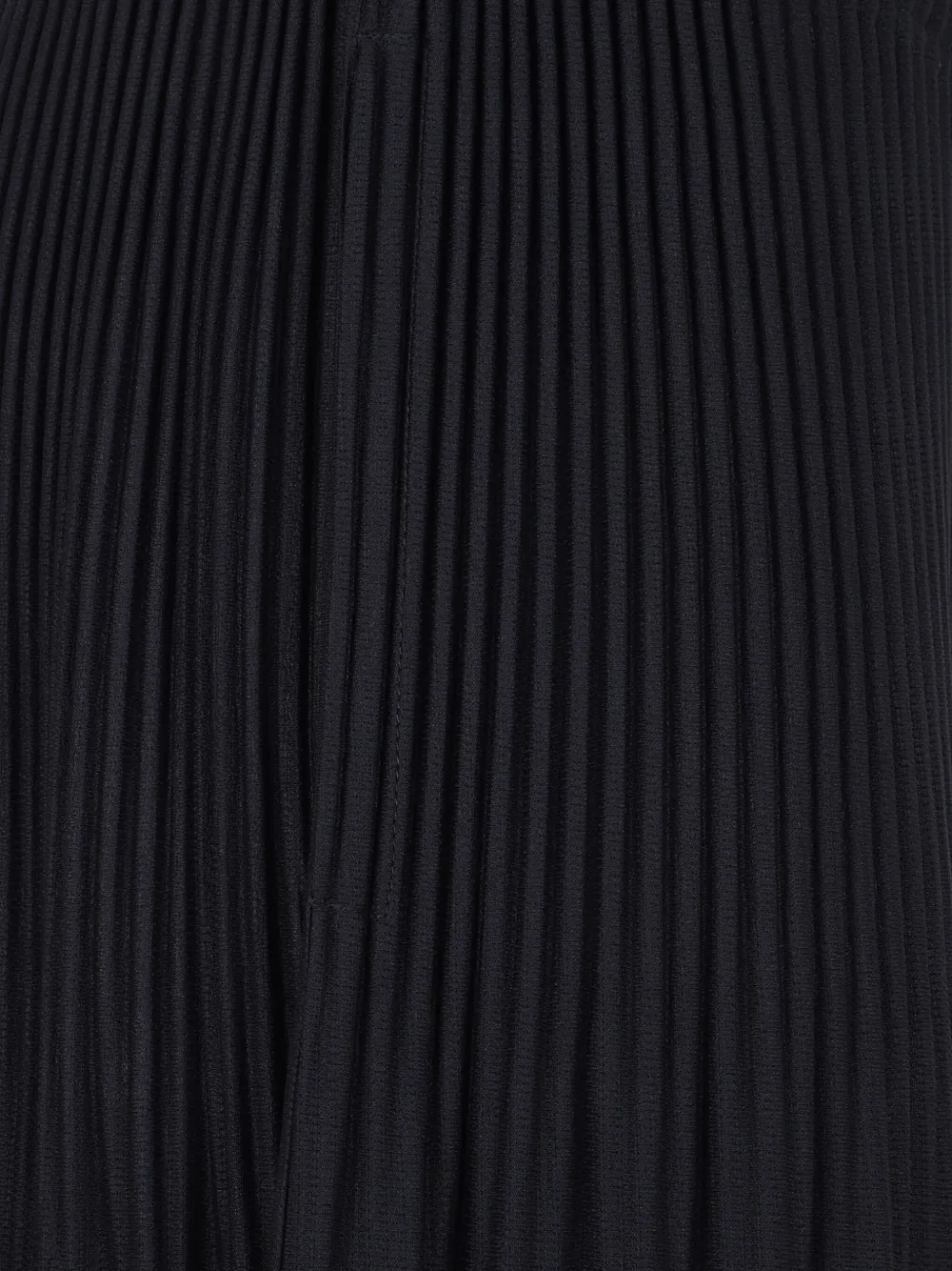 Homme Plissé Issey Miyake Geplooide broek Zwart