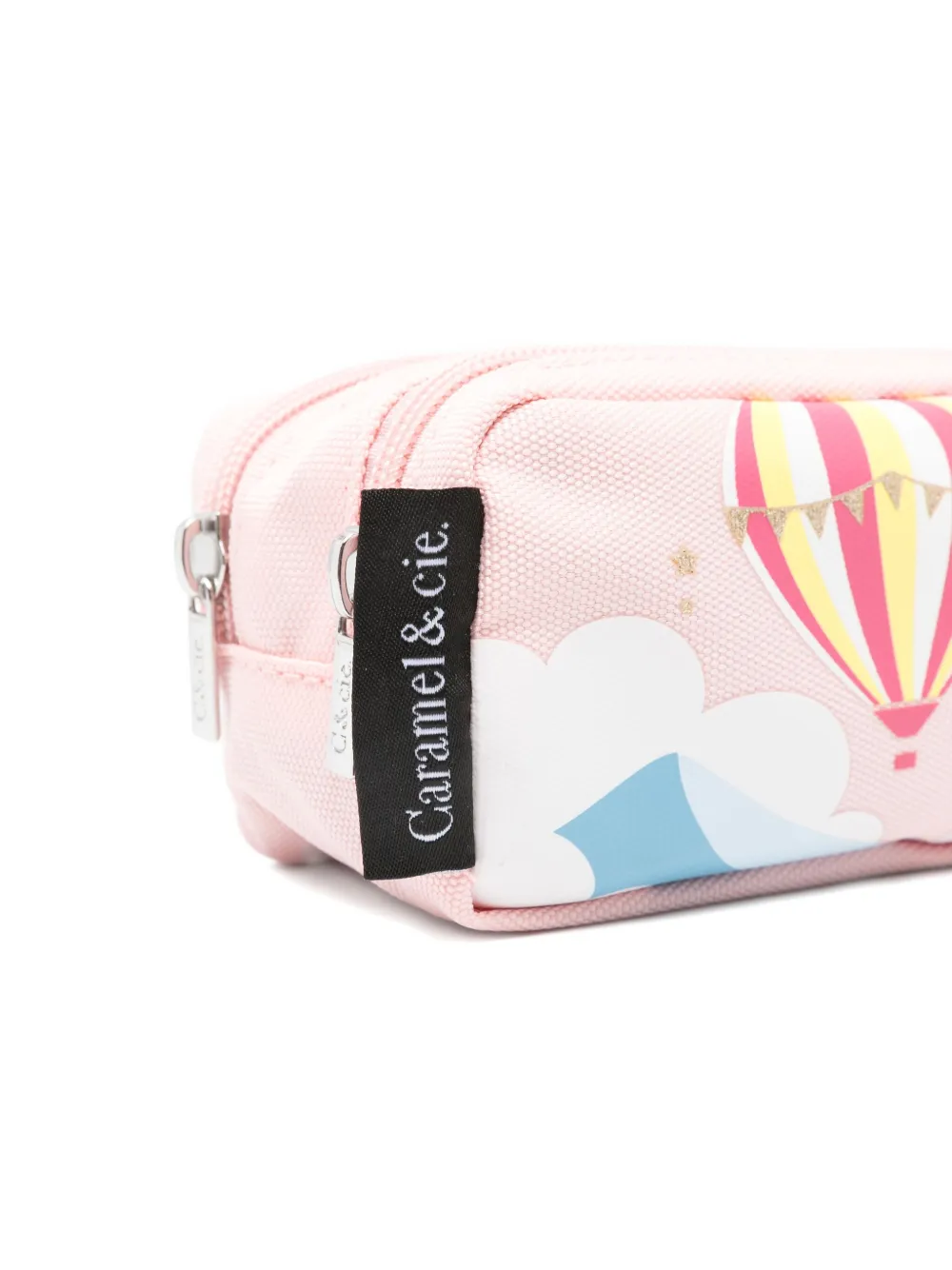 Caramel Tas met dubbel vak Roze